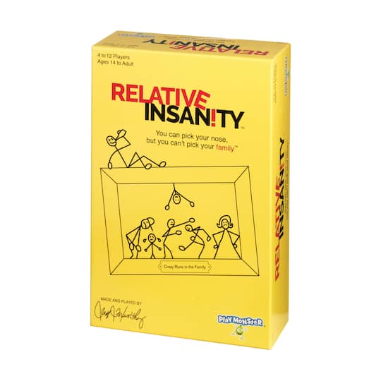Play Monster Relative Insanity Card Game, One Size, Multiple Colors